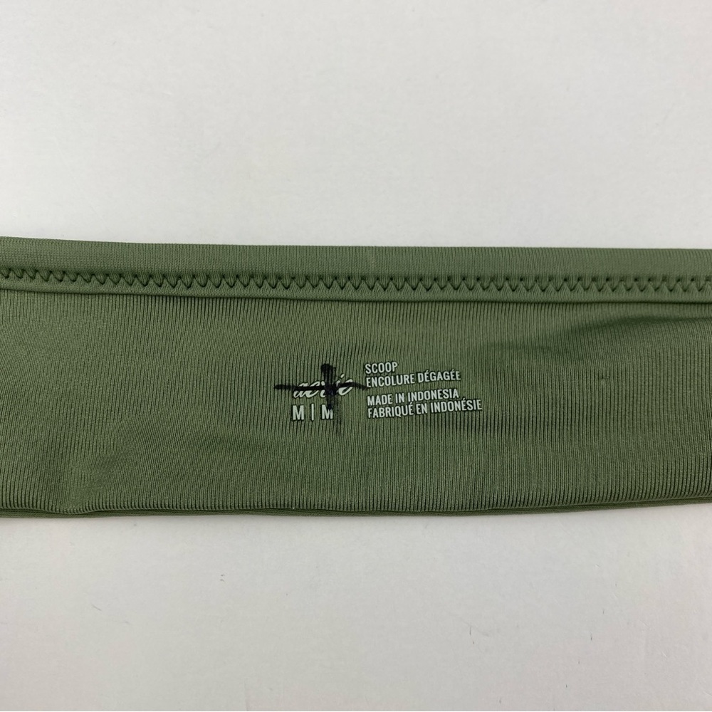 Aerie Wrap Halter Adjustable Straps Bikini Top Green Size M NWOT - Picture 6 of 7